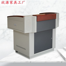 Multimedia platform control stage teachers podium classroom desk stage from class to class podium dian jiao tai customized
