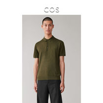 cos silk cotton polo shirt