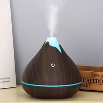 New products Cross-border usb humidifiers Seven color luminous lights Home Bedroom air purifier Fragrant Lavender Wood Grain