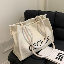 Leaks and leaks Outlets Great God recommends tidal air shoulder bag autumn and winter underarm bag canvas tote bag