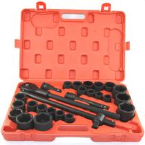 27 pieces of 3 4-inch heavy-duty pneumatic sleeves ratchet wrench baton set of pneumatic wind gun sleeves pneumatically electric