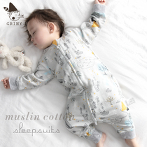 Griny Baby Sleeping Bag Spring Autumn Slim baby gauze Sleeping bag Autumn Winter Season Universal style Air-conditioned Room Anti Kick