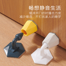 Non-perforated silicone door suction Plastic door hook Bathroom mute cushion Rubber floor suction door touch suction door stopper Door stopper