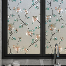 Frosted glass film bathroom bathroom door window peeying privacy shading light transparent sticker electrostatic retro decoration