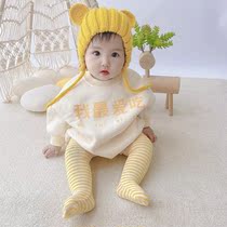 Baby conjoined clothes go out 3 bags of clothes 4 sets 5 Full Moon Boys 6 women 7 spring and autumn winter clothes 8 months cute
