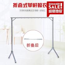 Summer vacation stalls hangers stalls floor Folding shelves night markets clothes shelves clothing stores display racks