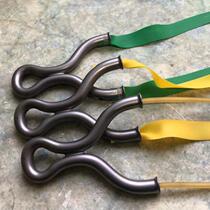 The Bow Road is infinitesimus titanium alloy tc21 CNC Flying Tiger top card dual-purpose Slingshot three wood sunny Flying Tiger bow