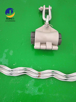 ADSS cable suspension string overhead cable suspension cable clamp AXC type fiber optic power suspension head manufacturer