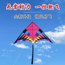 Weifang Kilin kite large high-end 2 3 6 flat enchantress triangle carbon rod Breeze easy to fly adult children