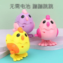 Clockwork chicken toy simulation 1 a 2 year old jumping Net red animal Baby Baby Baby Boy Girl 3