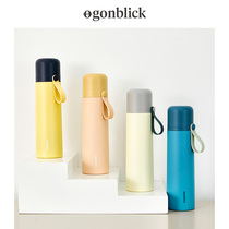 Nordic moment insulation pot stainless steel thermos cup outdoor home warm pot screw cover portable travel hot water bottle appearance value