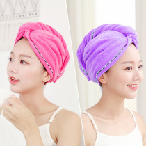 Cute dry hair hat female super absorbent quick-drying 2021 New Hair Shampoo hair artifact thick shower cap headscarf