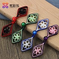 Disc buckle cheongsam button retro hollow plum buckle Tang suit Chinese handmade button ethnic style flower buckle decorative accessories