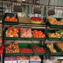 Four-story fruit shelf display stand supermarket New thickened vegetable shelf sale vegetable shop three-layer multifunctional shelf
