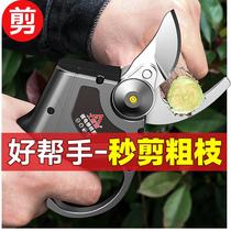Electric scissors for fruit trees special pruning branches branch artifact orchard forest scissors lithium rechargeable extension rod