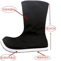  2021 new ancient costume Hanfu shoes retro official boots martial arts upturned soap boots men and women ancient Chinese style cloth boots