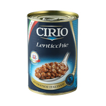 Italy Imports Solanum Europe Lentils Lienu Bean Cirio Canned Lentils Beans 410g