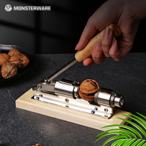 Hand-pressed Mechanical Walnut Clip Metal Nut Shell Breaker Nutcracker Wooden handle Walnut clip