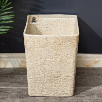 Home bathroom mop pool retro mop pool balcony outdoor outdoor courtyard Pier ceramic pool towing basin 5