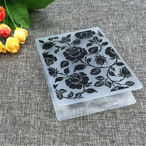 DIY plastic embossing mold concave and convex embossing template embossing printing clip concave plate Flower