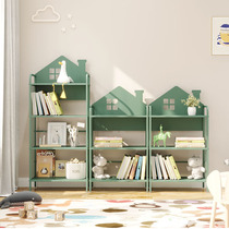 Small childrens bookshelves Home Landing Shelves Iron Art Improvised Little Bookcase Boy Read Area Shelve