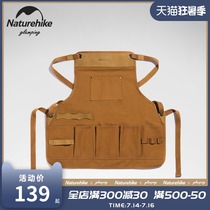 Naturehike Multifunctional leather apron Outdoor work camping camping cowhide picnic overalls