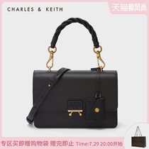 CHARLES & KEITH 21 autumn new product CK2-50701133 womens chain shoulder armpit small square bag