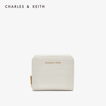 CHARLES & KEITH women bag CK6-10770420-6 zipper short wallet