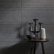 Industrial light luxury simple pull groove surface toilet whole body tile gray three-dimensional wall tile living room hotel tooling floor tiles