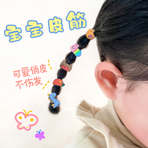 Childrens rubber band small does not hurt hair headdress baby tie hair Rubber band elastic good cute cartoon hair ring hair ornament