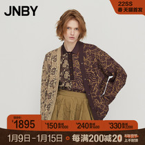 (Shopping mall same) JNBY Jiangnan cloth 22 spring new knitwear fun color pattern loose 5MB392700