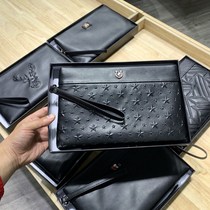  Miss no more leather material Mens light business fashion casual large-capacity leather clutch handbag