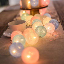 Gypsophila string LED star lights flashing lights bedroom lighting Net red decoration room layout cotton ball