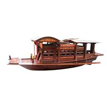 One Piece Pirates Wooden Boat South Lake Red Boat Model Caribbean Landscape Decoration Ship Zheng He Treasure Ship Sailing Ship