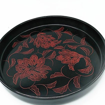 Lacquerware Wooden tray Tea tray Characteristic crafts Collection gift crafts