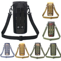 Water bottle bag crossbody Tactical Water bottle bag portable water Cup bag outdoor insulation pot set shoulder camouflage carrying case