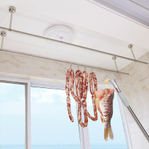 Clothes Rod hanging seat balcony stainless steel boom drying rack hanging base bracket cold clothing accessories fixed top mount