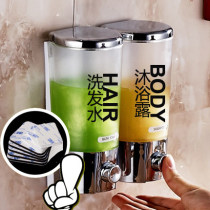 Soap dispenser shower gel shampoo hand sanitizer machine container bottle box press bottle hotel bathroom wall hanger