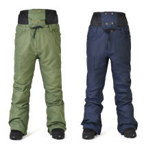 Mushroom head DOOREK men's and women's double board veneer slim ski pants Korean waterproof plus velvet ski pants