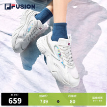FILA FUSION Fairtide Card 2022 Spring New Couple Trend Sneakers Sea Snail Shoes Low Help Old Daddy Shoes