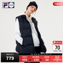 (Kōki star with the same paragraph) FILA FUSION Fila tide brand womens down vest warm vest