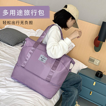 Large capacity portable short-distance travel bag female fashion light waterproof luggage bag men travel storage boarding bag