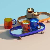 ] Living Room Desktop Containing box Restaurant Home Debris Trays Wash-up Cosmetic Racks