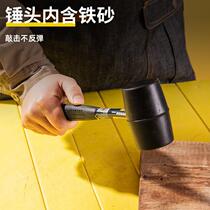 Rubber Hammer Rubber Leather Hammer Solid Hammer Solid Hammer Rubber Hammer Rubber small Number mounting adhesive tile Tile Hammer big number