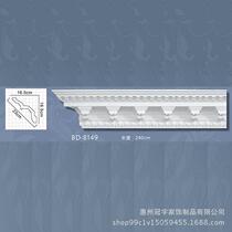 Manufacturers produce carved corner lines pu corner lines fireproof lines Decorative building materials