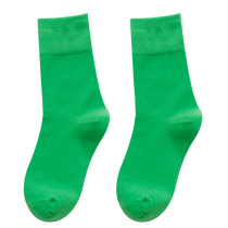 Butter Fruits Green Ins superfire Sox Children Soft Summer middle cylinder Sox Korean version Sugar fruit color Orange long socks