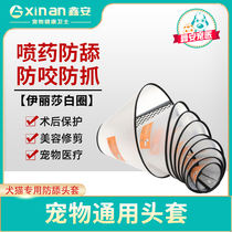 Pet Elizabeth Circle Cat and Dog Head Collar Anti-bite and Anti-Lick Cover Cat Collar Dog Head Cover