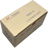 ten boxes send a box of hentong crystal heads super six types cat6 one thousand trillion non-shielded network joint 8 core network wire docking