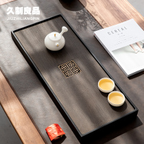 Natural whole piece Ugin stone tea tray Japanese household stone tea table simple storage water dry bubble plate large tea sea rectangle
