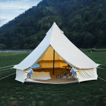 Tent outdoor camping thickened Indian light luxury camping cotton yurt farmhouse large grassland rainproof